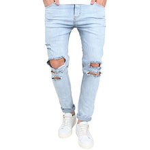 Load image into Gallery viewer, 2018 New Fashion Men Jeans European High Street Motorcycle Biker Jeans Men Hip Hop Jeans Men