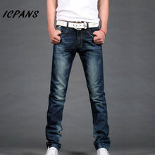 Load image into Gallery viewer, ICPANS Skinny Jeans Men Classic Straight Mens Jeans Denim Jeans Men Fashion Long Trousers Brand Clothes jeans for men